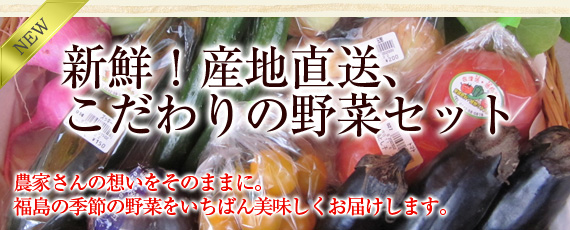 えがお福島の「季節の野菜セット」
