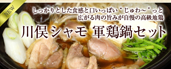 川俣シャモ　軍鶏鍋セット